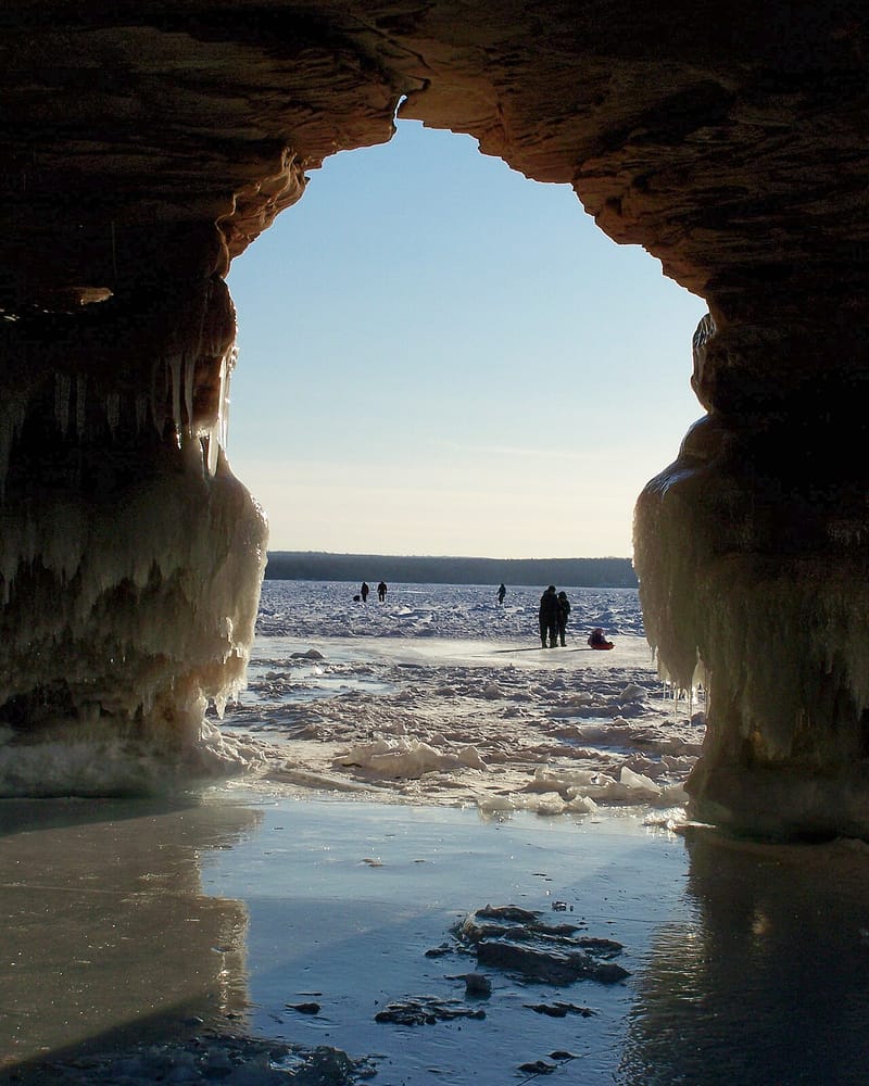 Wisconsin: Lagos y cuevas marinas